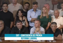 La CGT confirmó paro nacional de 24 horas cuando se trate la reforma laboral